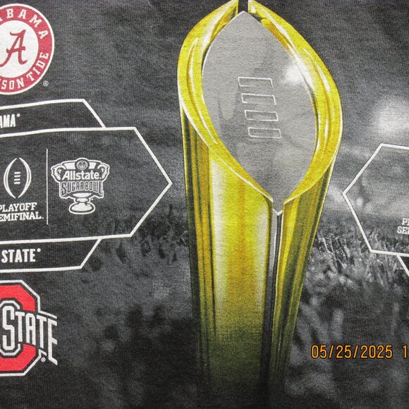 XL NCAA College Football Quest For The Trophy Short Sleeve Shirt-LOC-#098W - Picture 6 of 7